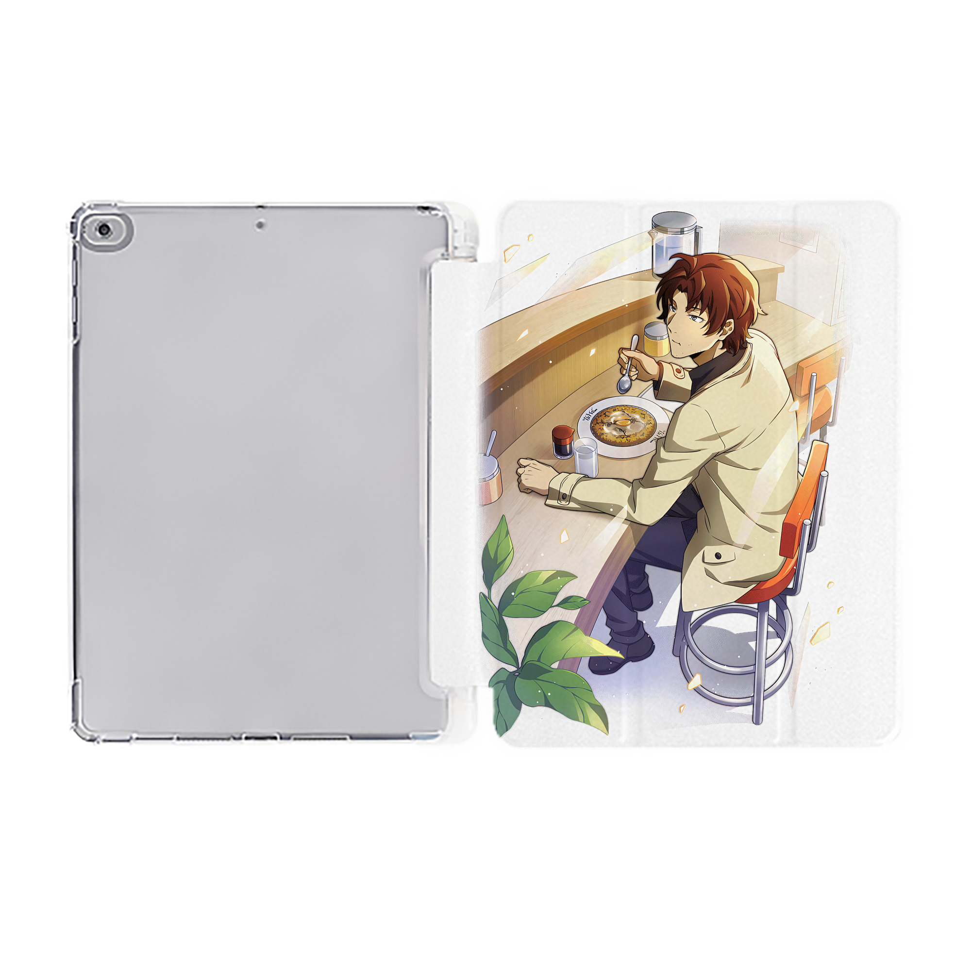 （画像用） 文豪ストレイドッグス Bungo Stray Dogs IPad ケース ペン収納付き 三つ折りスタンド PUレザー×シリコン 対応機種9.5/10.5/10.9インチ